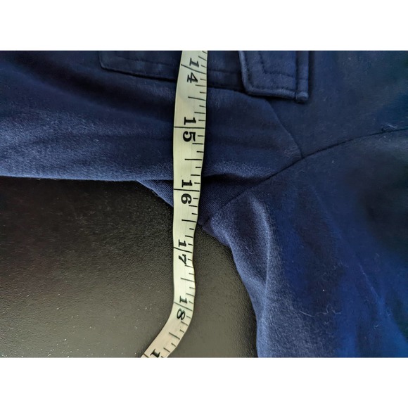 NEW YORK & COMPANY Navy Blue Button Down Casual Dress M - Picture 6 of 7